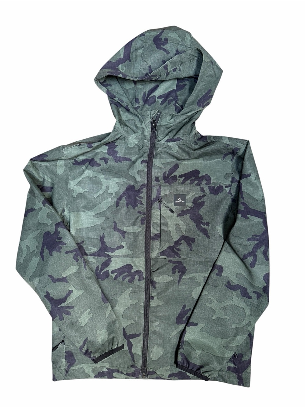 Rip Curl Kids Rain Jacket, camo